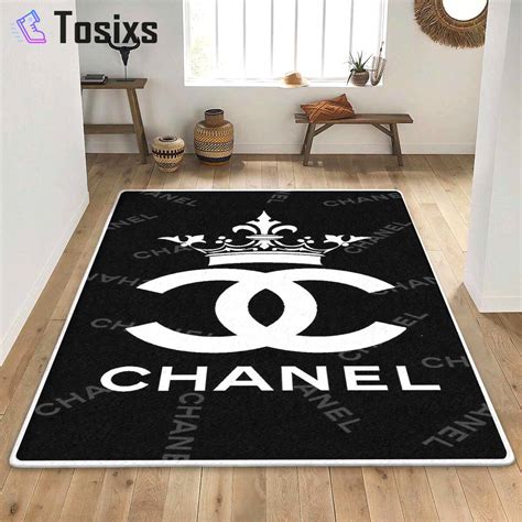 chanel door rug|Chanel inspired area rug.